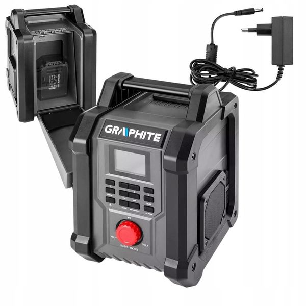 RADIO BUDOWLANE BLUETOOTH USB AKU 4AH + ŁADOWARKA zdjęcie 9