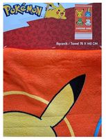 Bawełniany ręcznik kąpielowy na plażę 70 x 140 cm Pokemon Carbotex duży