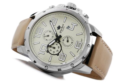 Zegarek Męski Gino Rossi ZORTAR EXCLUSIVE CHRONOGRAF E11276A-3B1 12946 na Arena.pl