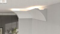 Listwa oświetleniowa ścienna LED DLOS3 9cm x 9cm sztukateria XPS DECOREM