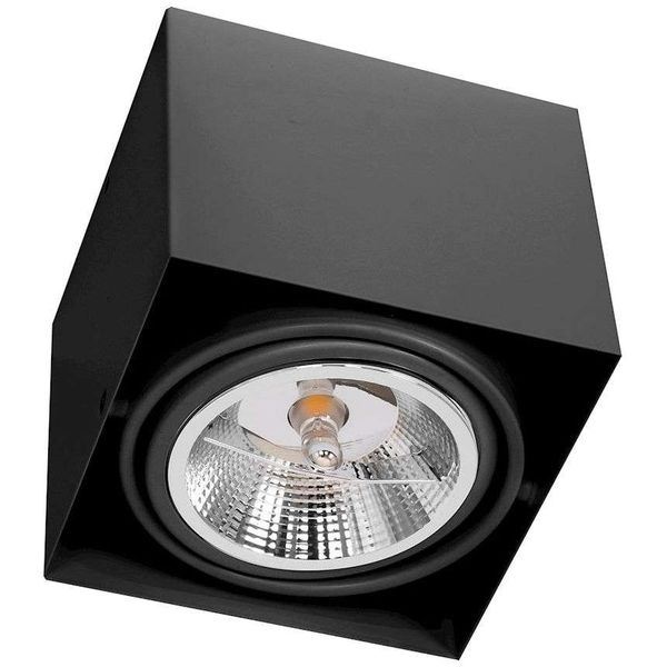 Sufitowa LAMPA natynkowa PLAZA ML4743 Milagro metalowa OPRAWA kwadratowa regulowana kostka biała zdjęcie 2