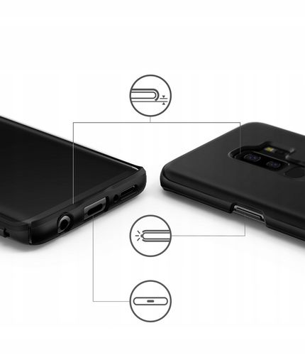 ETUI RINGKE SLIM GALAXY S9 PLUS + 3X FOLIA 3D na Arena.pl