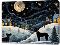 Obraz 90x70cm Nocny Psi Patrol