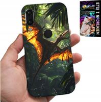 ETUI DO HUAWEI Y7 2019 - DINO DINOZAUR PTERODAKTYL FUTERAŁ PLECKI