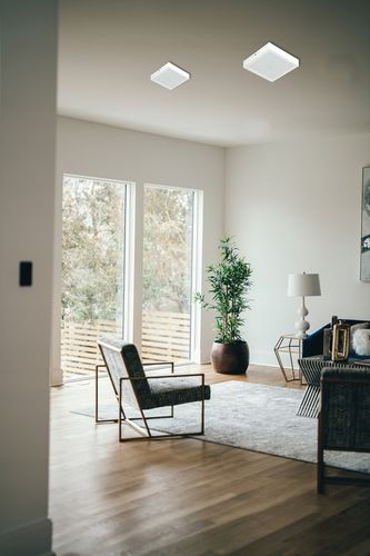 Panel LED plafon natynkowy 24W niemrugający CCD kwadratowy mocny neutralny na Arena.pl