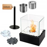 BIOKOMINEK WOLNOSTOJĄCY VESUVIO BEZDYMNY DO DOMU OGRODOWY TARAS BIO KOMINEK