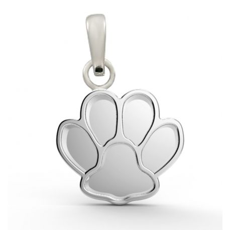 SREBRNY WISIOREK PSIA ŁAPA PRÓBA SREBRA 925 GRAWER GRATIS! zdjęcie 1