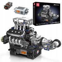 Klocki konstrukcyjne Mould King McLaren Silnik V8 737 elementów plastikowe