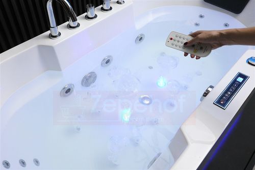 Wirujące dysze Wanna z hydromasażem BZX-675 prostokątna 170cmx850cmx60cm z na Arena.pl
