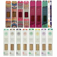 NATURALNE KADZIDEŁKA KADZIDŁA DUŻY MIX 17 ZAPACHÓW 496 szt JAKOŚĆ