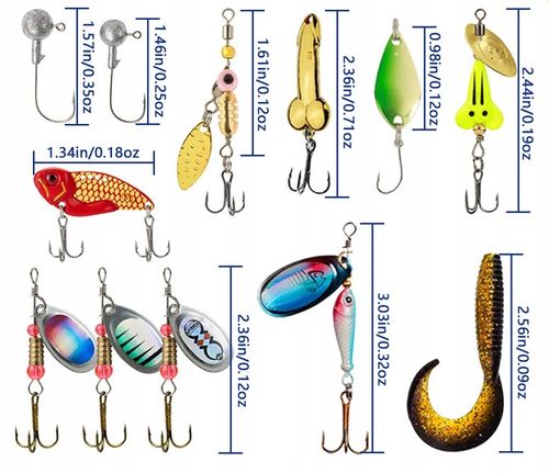 KALENDARZ ADWENTOWY Z PRZYNĘTĄ WĘDKARSKĄ WOBBLERY DO ZESTAWU WĘDKARSKIEGO na Arena.pl