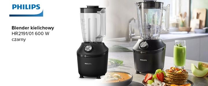 Blender kielichowy Philips HR2191/01 3000 Series 600 W czarny zdjęcie 3