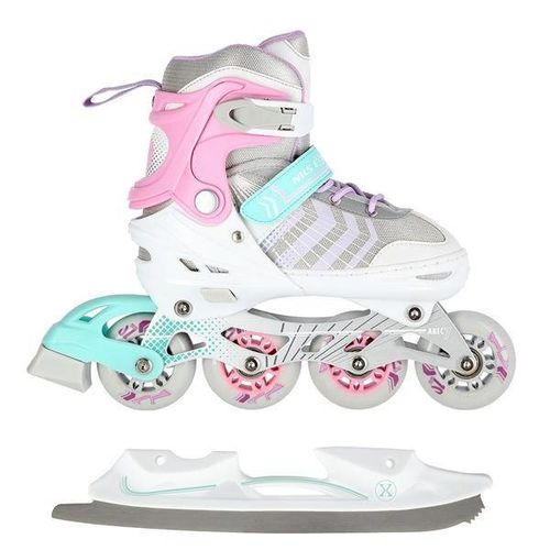 Łyżworolki 4w1 NH18192 Nils Extreme różowe 29-33 na Arena.pl