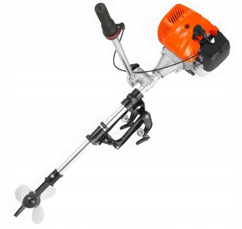 SILNIK ZABURTOWY SPALINOWY DO ŁÓDKI ŁODZI PONTONU MOCNY 5,2 KM + OLEJ na Arena.pl