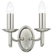 Kinkiet ścienny Ambassador AMB0946 Dar Lighting świeczniki chrom