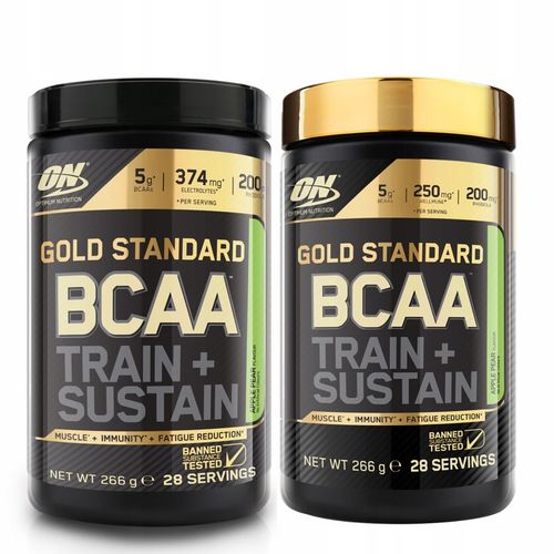 OPTIMUM BCAA TRAIN SUSTAIN 266g AMINOKWASY MOCNE na Arena.pl