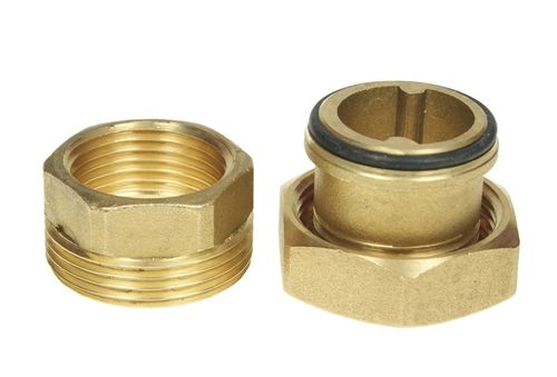 Śrubunek mosiężny 1 " cal prosty z oringiem uszczelką mocny złączka prosta na Arena.pl