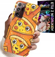 ETUI DO SAMSUNG NOTE 20 ULTRA - SŁODKIE UŚMIECHNIĘTE PIZZE CASE + FOLIA