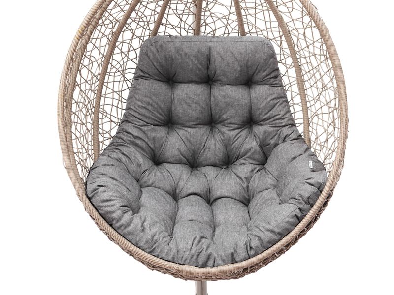 Poduszka GEORGE na fotel wiszący typu KOKON, huśtawkę ogrodową 120x100 zdjęcie 1
