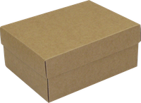 Pudełko ozdobne 16 x 12,5 x 7 cm, 15 szt. bezowy eko AWIH