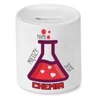 Skarbonka Prezent Walentynki Między Nami Chemia Z Nadrukiem Ze Zdjęciem