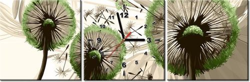 30 90CM OBRAZ 3 ELEM DMUCHAWCE ZIELENI ŚCIENNY PŁOTNO DRUK na Arena.pl