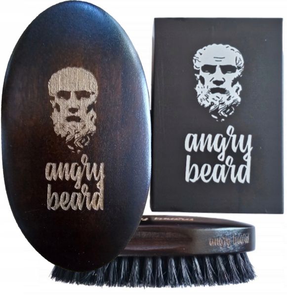 Angry Beard Legendarna Mitologiczna Szczotka do Brody z włosiem Dzika 100% zdjęcie 15