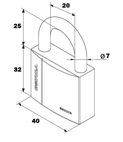 GERDA SECURE 5 KŁÓDKI SYSTEM JEDNEGO KLUCZA 40 na Arena.pl