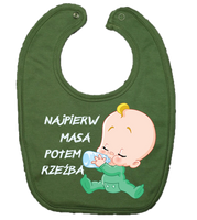 Śliniaczek Bawełniany Najpierw Masa