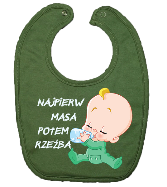 Śliniaczek Bawełniany Najpierw Masa zdjęcie 1