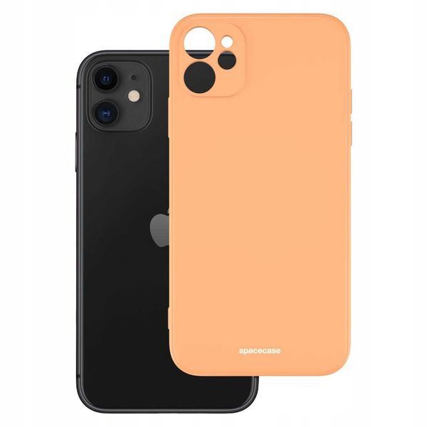 Spacecase Silicone Case Iphone 11 Orange zdjęcie 2