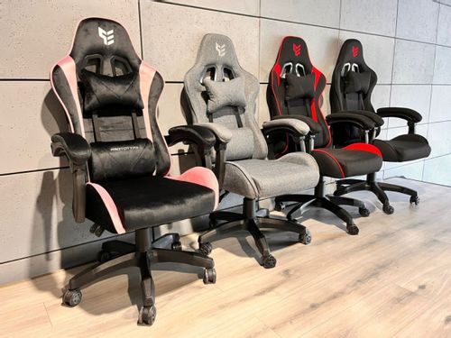 Fotel obrotowy gamingowy HERO ENZO PINK ALCANTARA na Arena.pl