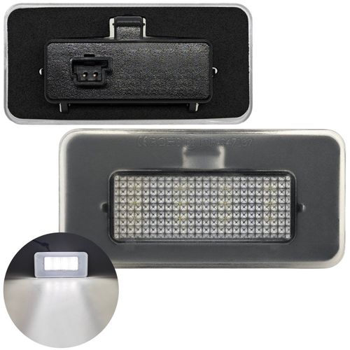 Tesla model S, X, lampki tablicy rejestracyjnej LED 500lm, 2szt na Arena.pl