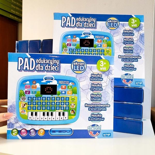 LAPTOP TABLET DOTYKOWY EDUKACYJNY KOMPUTER LCD PL zdjęcie 11