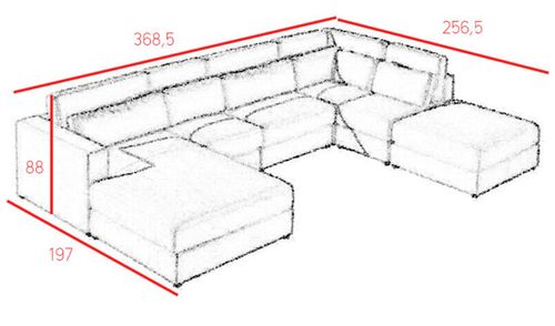 Narożnik Modułowy Palermo I na Arena.pl
