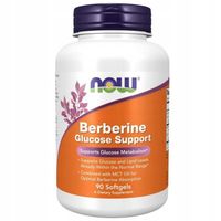 Now Foods Berberine Berberyna HCL Odchudzanie Metabolizm Glukoza 90 kaps