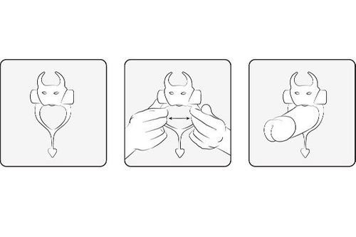 Wibrujący Ring Erekcyjny Diabełek Adrien Lastic Devol Cock Ring na Arena.pl