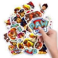 NAKLEJKI ETYKIETY NA ZESZYT NALEPKA Z POSTACIAMI PSI PATROL PAW WZORY 10SZT