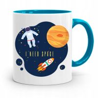 Kubek Błękitny Prezent Dzień Dziecka I Need Space Z Nadrukiem Ze Zdjęciem