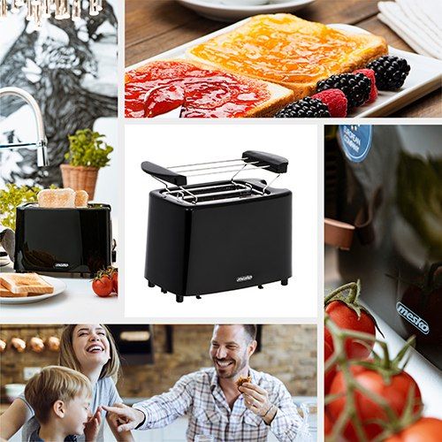 TOSTER PODWÓJNY CZARNY OPIEKACZ SANDWICH 900W na Arena.pl