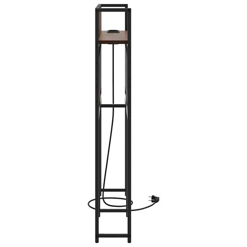 Zagłówek do przechowywania z półką Brązowy dąb 100 cm na Arena.pl