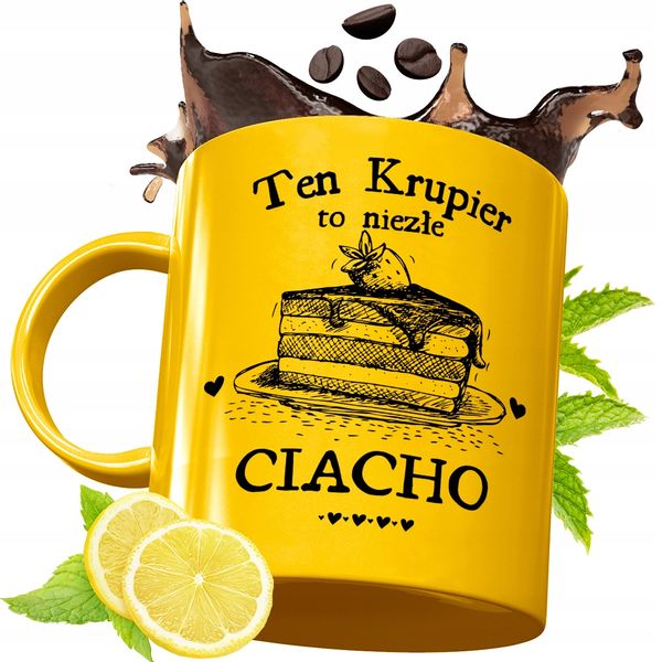 Złoty Kubek Premium Dla Krupiera Na Prezent Z Nadrukiem Ze Zdjęciem zdjęcie 1