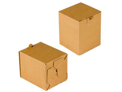 Pudełko na skarbonke do sublimacji 330ml na prezent brązowy na Arena.pl