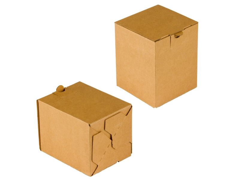 Pudełko na skarbonke do sublimacji 330ml na prezent brązowy zdjęcie 3