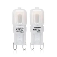 2x Żarówka LED G9 2W mleczna biała zimna i ciepła 230V energooszczędna do domu