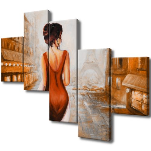 Obraz Płótno 100X75 Spacer W Paryżu na Arena.pl