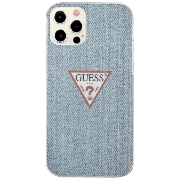 Etui Guess do iPhone 12 Pro Max, Niebieski zdjęcie 3