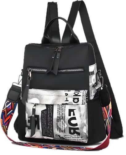 PLECAK DAMSKI MIEJSKI TOREBKA PLECACZEK CZARNY 2W1 na Arena.pl