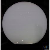 Duża kula ogrodowa Led Biała 15 cm solarna Lampa