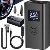 BEZPRZEWODOWA POMPKA ELEKTRYCZNA KOMPRESOR SAMOCHODOWY ROWEROWY